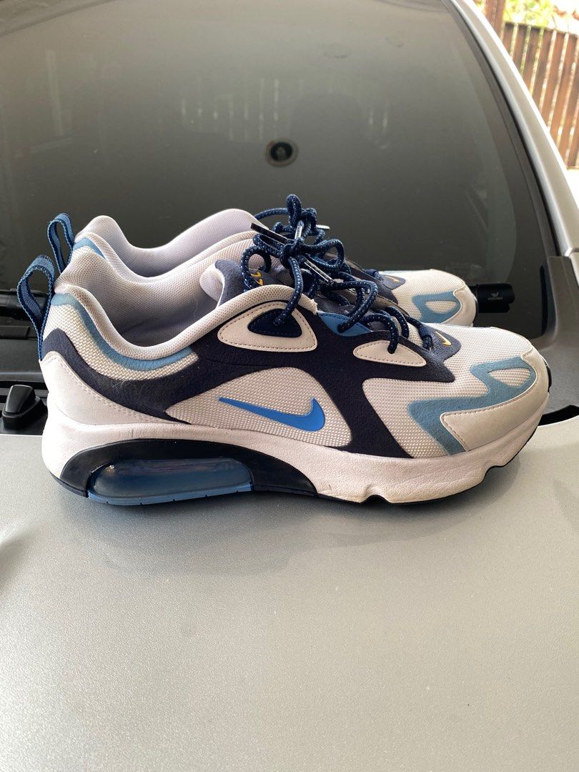 Blue and white air max 200 hotsell