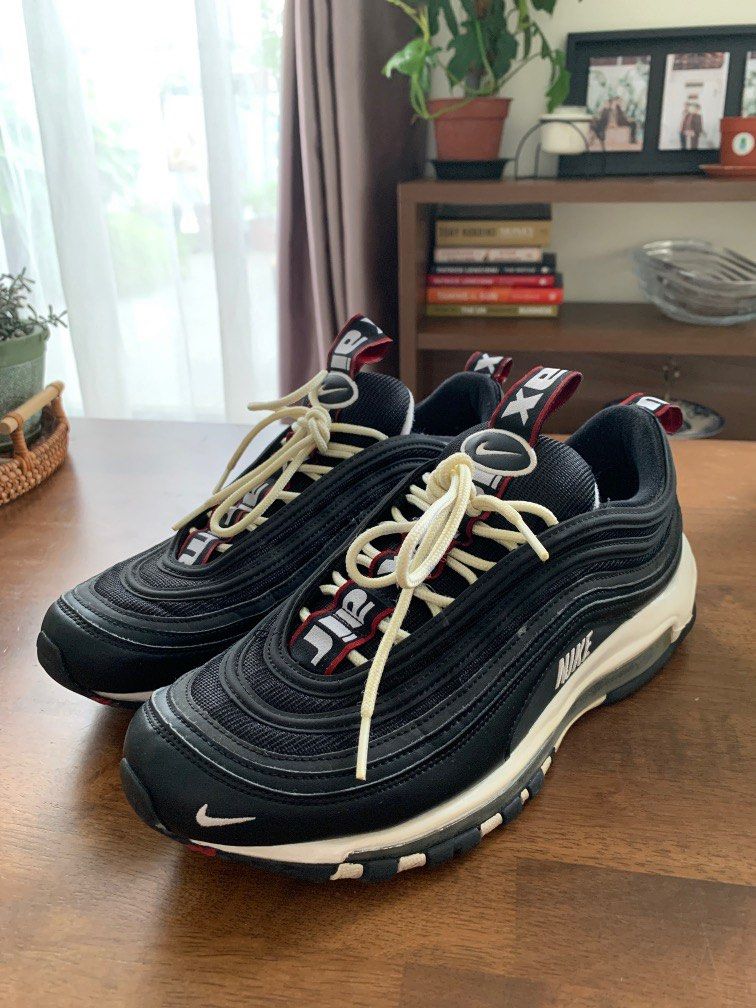 Air max 97 cheap premium black white red