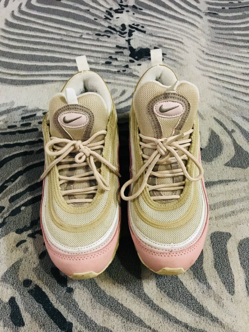 Nike Air Max 97 Soft Pink Women s Fashion Footwear Sneakers on