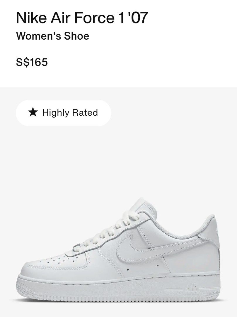 Nike air force 1 womens uk white sale