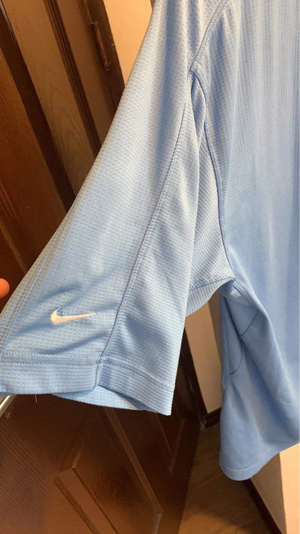 Nike baby blue golf polo shirt, Men's Fashion, Tops & Sets, Tshirts