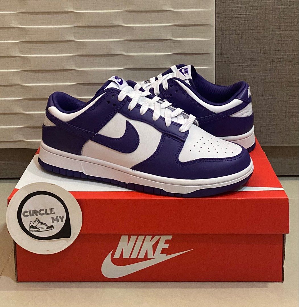 NIKE DUNK LOW COURT PURPLE UK8 Men s Fashion Footwear