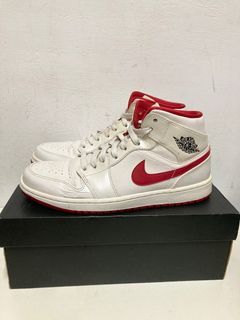 Nike Jordan 1 White Gym Red 白紅 復古 休閒鞋 AJ1 喬丹 CP3
