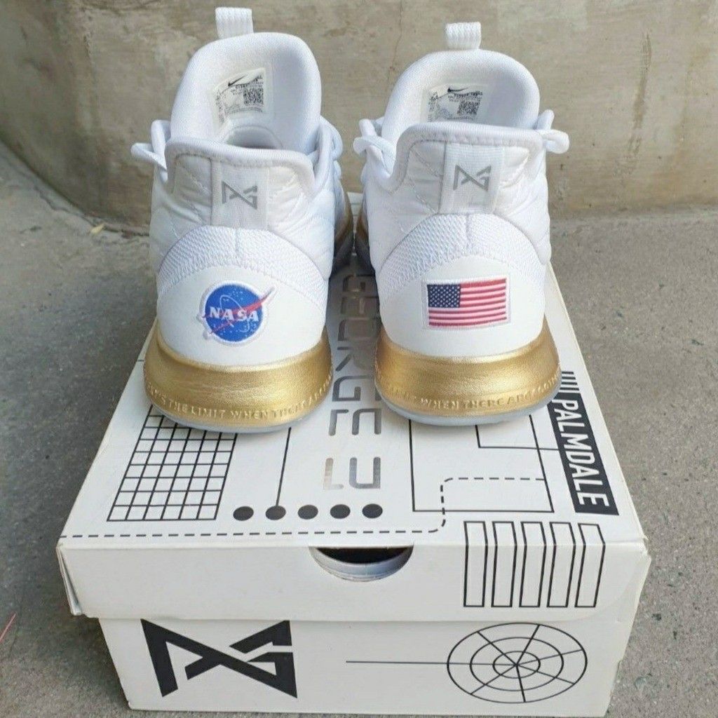 Paul george shoes nasa white hot sale