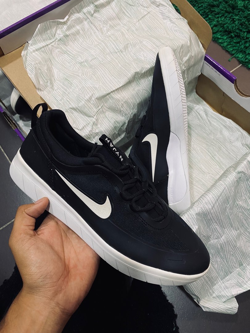 Nike Sb Nyjah Free 2 Black Men s Fashion Footwear Sneakers on