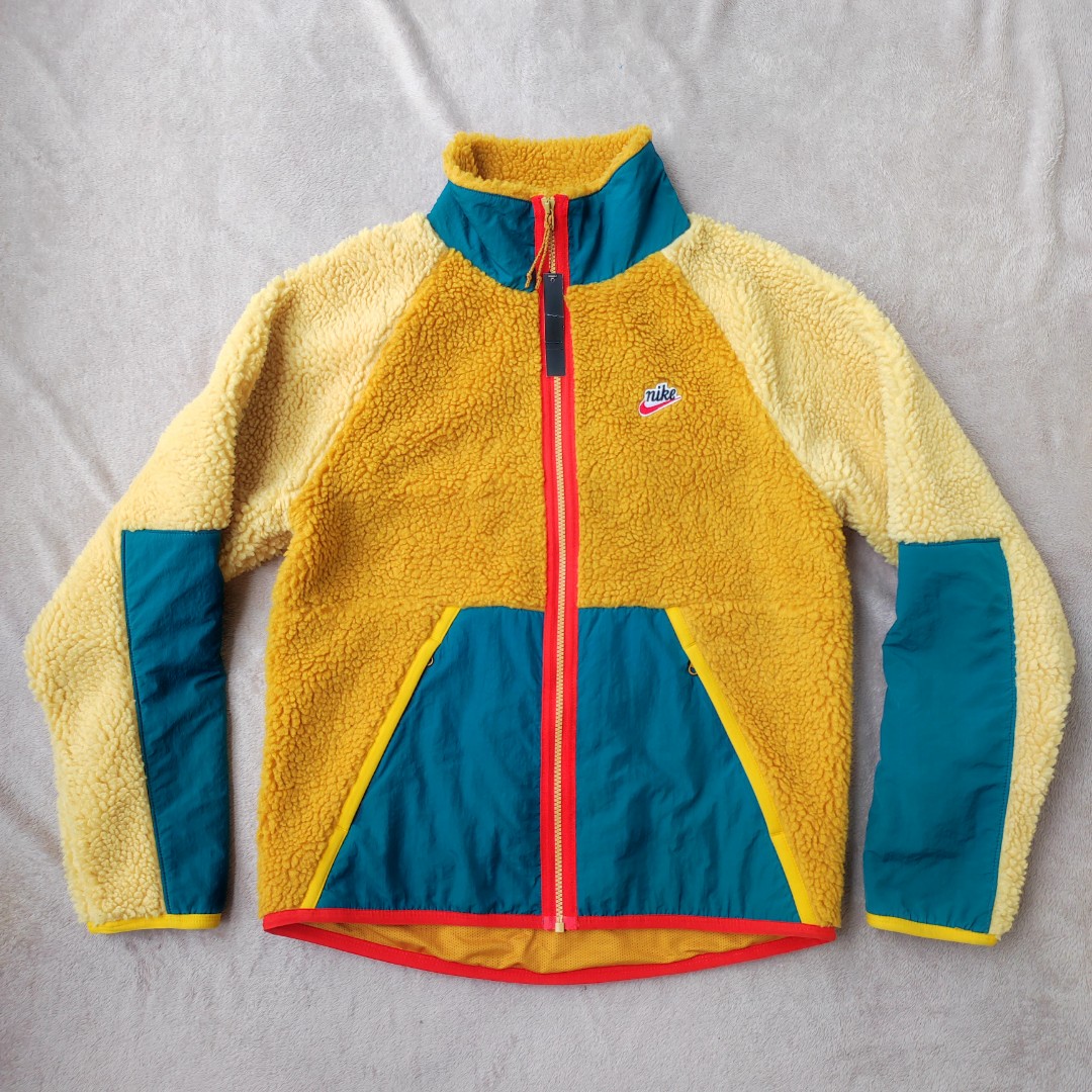 Nike Sherpa Fleece Jacket (Men's), Men's Fashion, Coats, Jackets and ...