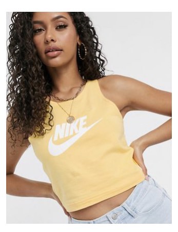 Nike Tank Top in Yellow Topaz Gold Women s Fashion Tops