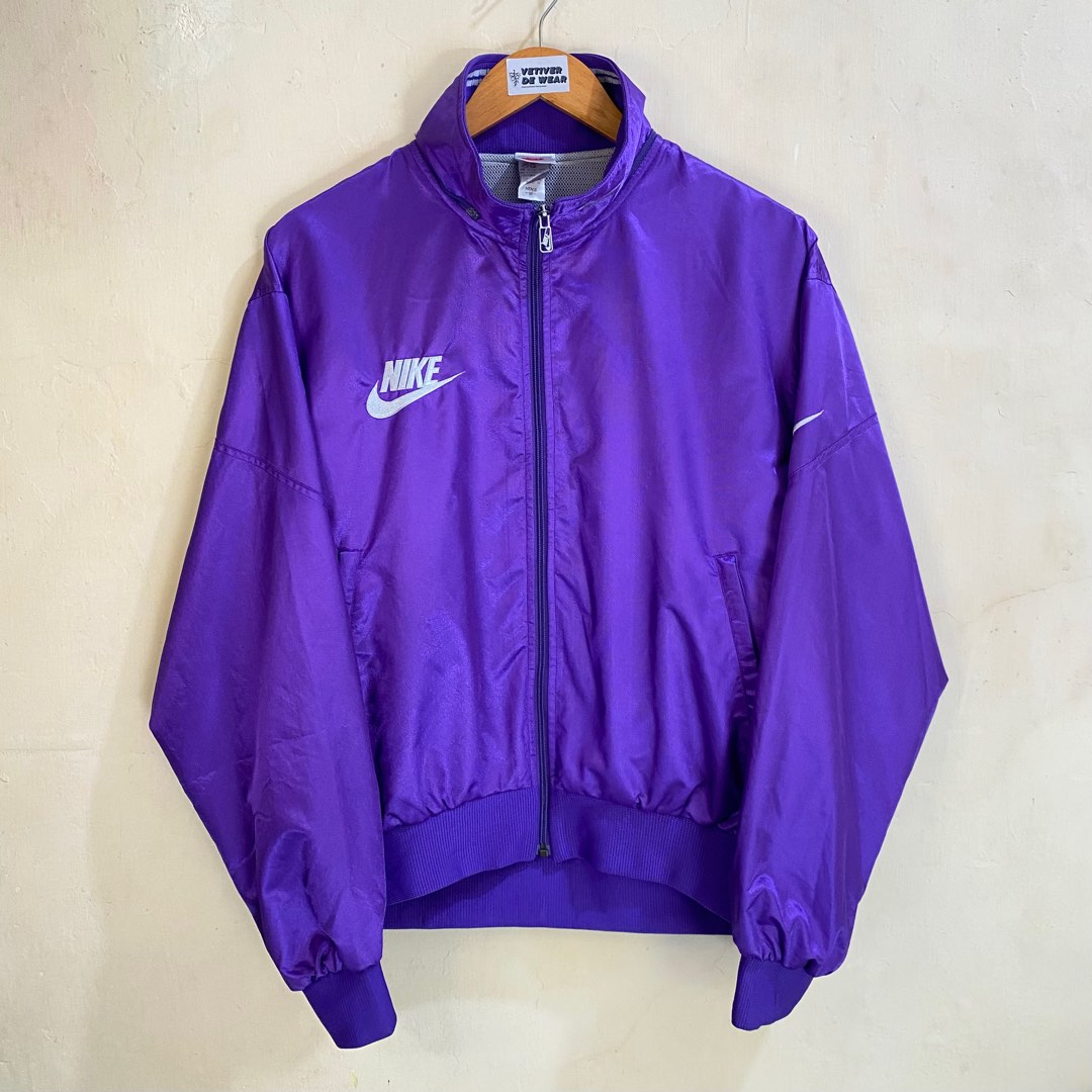 purple nike wind breaker