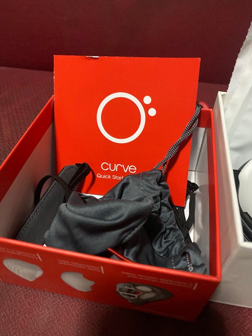 O2 Curve by O2 Canada (Category: Face Masks & Face Shields) located in Manila. Submitted by stuffbybees (Listing ID 1256568701, Image 3). Description: Never been used Comes with 2 filters.