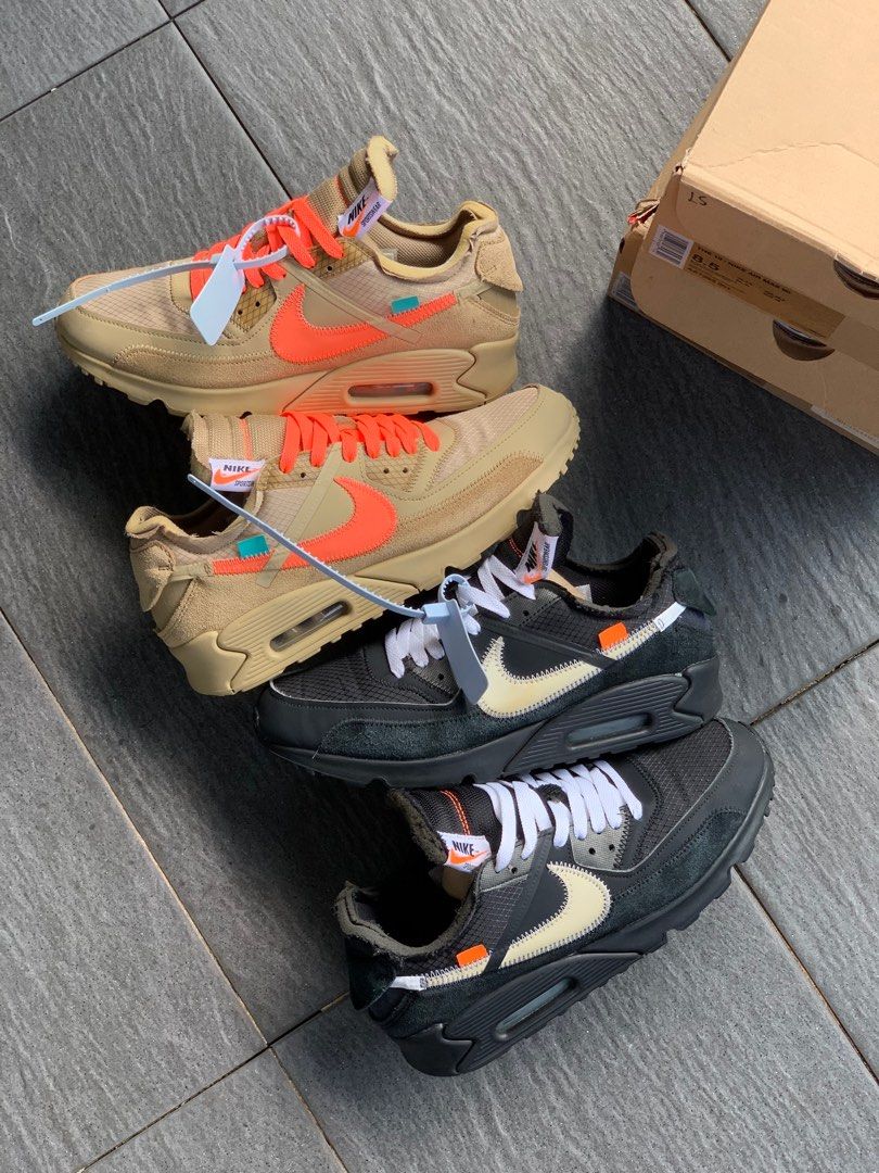 OFF WHITE NIKE AIR MAX 90 Desert Ore
