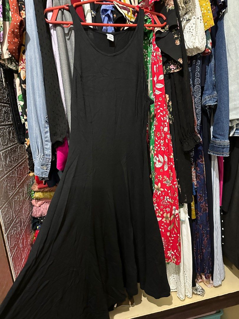 Old navy discount black cotton dress