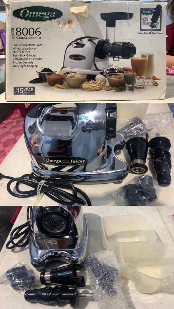 OMEGA JUICER 8006, TV & Home Appliances, Kitchen Appliances, Other