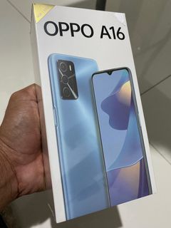 OPPO A16 4+64 silver Baru Segel