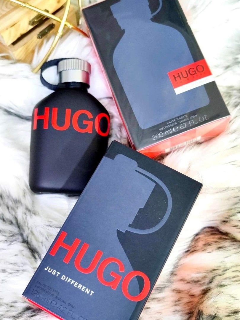 Orig Hugo Just Different edt 125ml 200ml Beauty Personal Care