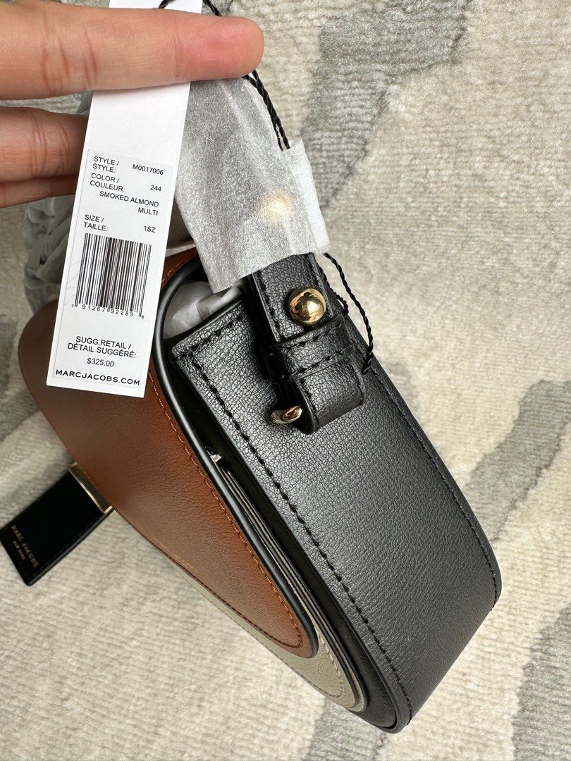 Marc Jacobs Playback Leather Crossbody Bag In Smoked Almond | ModeSens