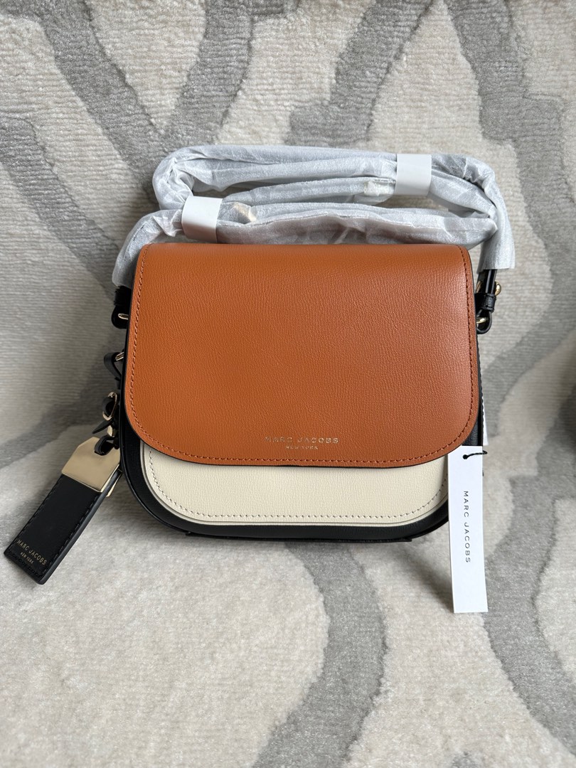 Original Marc Jacobs Rider Saddle Bag in Smoked Almond Multi (M0017006