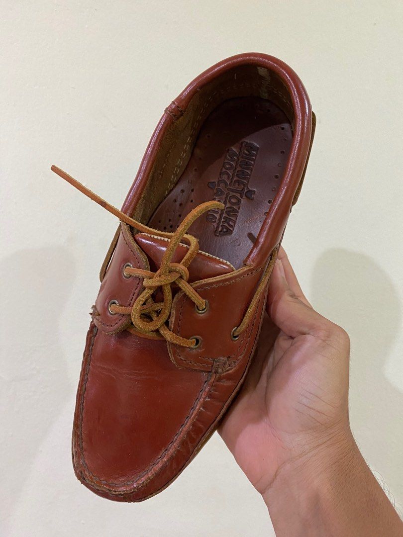 Original Minnetonka leather loafer Men s Fashion Footwear