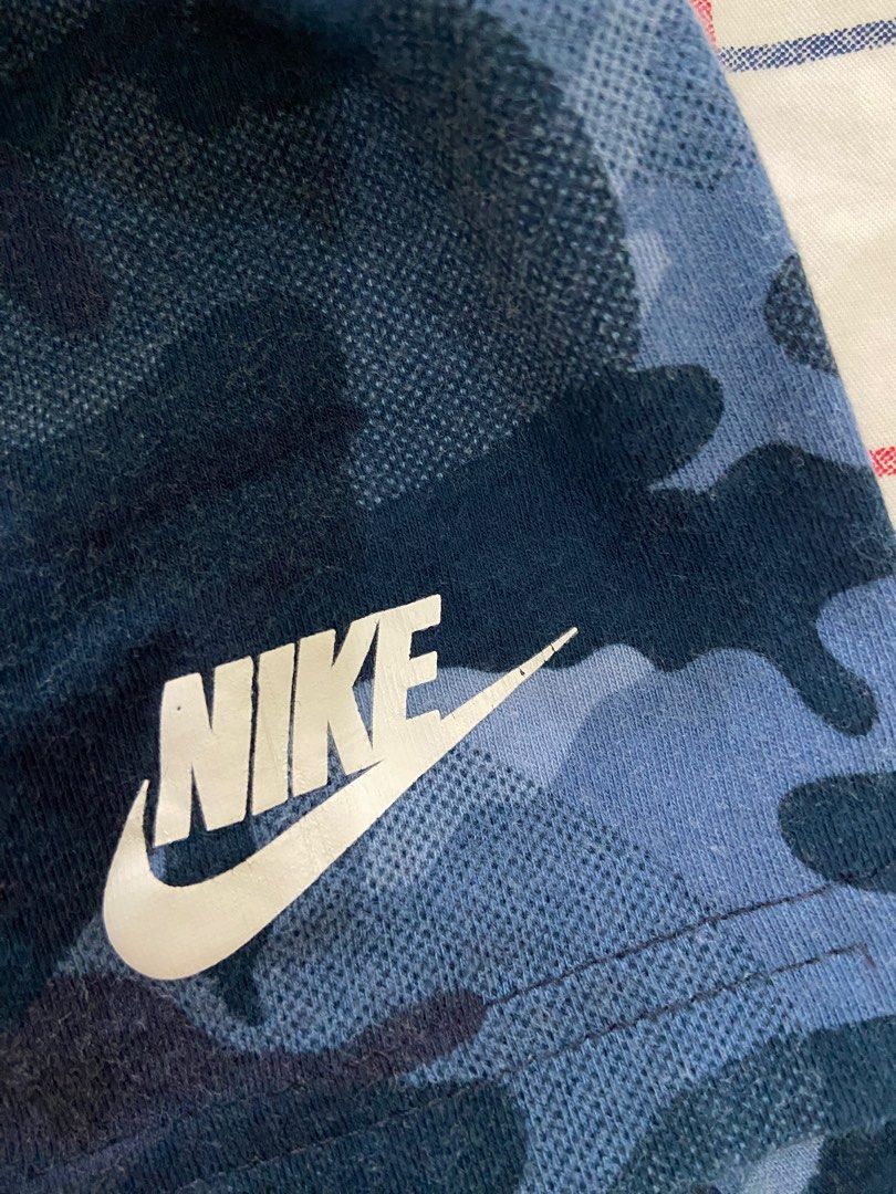 Nike blue online camo shirt