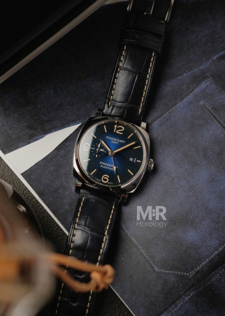 PANERAI Radiomir PAM 945 GMT blue dial