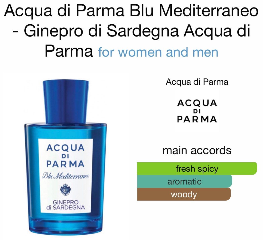 Review: Acqua di Parma Blu Mediterraneo Ginepro di Sardegna
