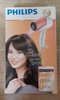 🌻 BUY 1 GET 1 FREE 💝 Philips Foldable Hair Dryer Shine & Protect (Healthy Drying) 🧖‍♀️