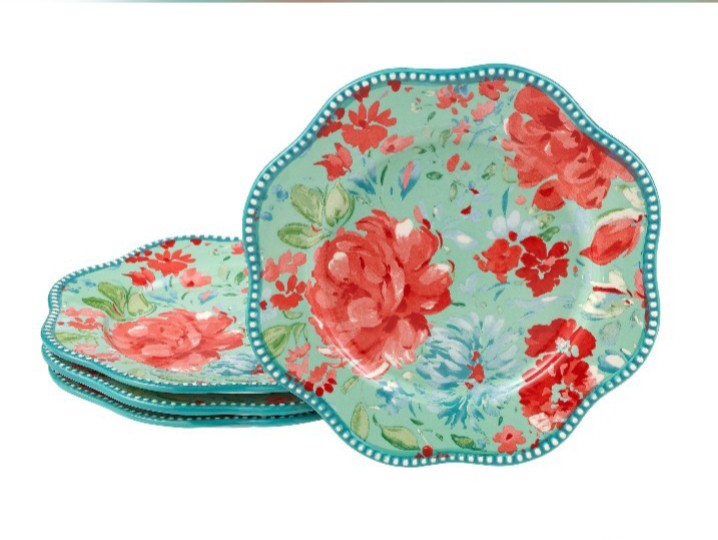 Pioneer women 4 pcs salad plate Furniture Home Living