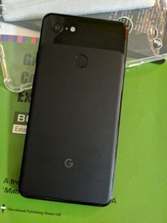 Pixel 3 XL excellent shape with clear case, 64gb , battery good, google photos unlimited storage saver pictures videos. 3XL large, glass good, with clear protection case