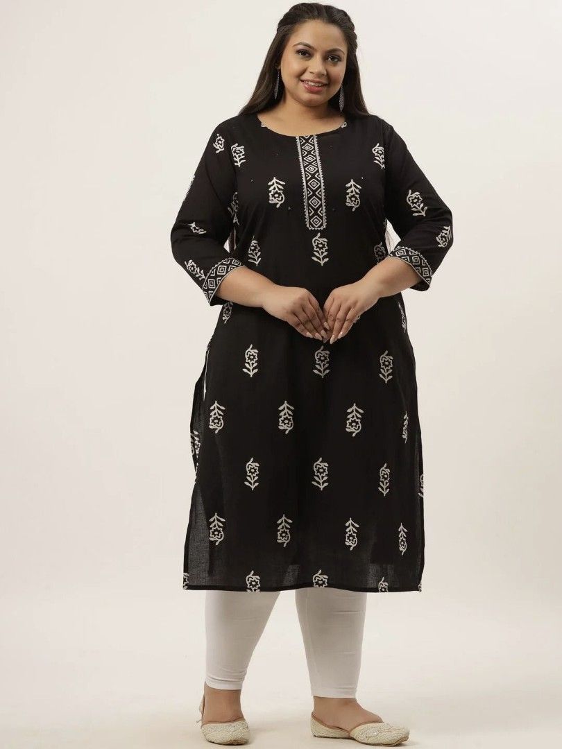Plus size Kurtis Pure Cotton Jaipur Kurta Only Kurta No Bottom