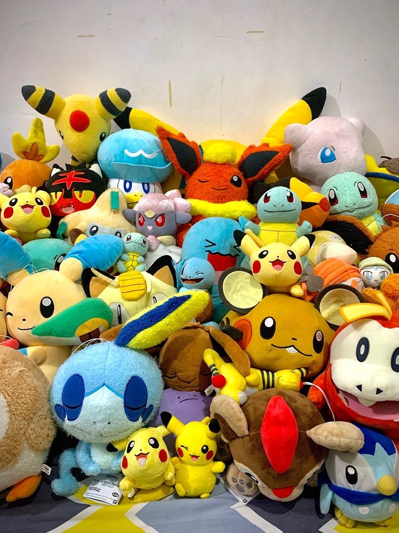 Pokemon Plushies for Sale! (Category: Plushies & Soft Toys) located in Bulacan. Submitted by pablos_corner (Listing ID 1256648659, Image 3). Description: Pokemon Plush 💗✨ Preloved, personal collection pokemon plushies for sale! Price starts at 50! PM FOR MORE INFO. Payment first policy. Bawal sa Maselan. No Refund. MOP - Gcash (Payment First and No COD) MOD - Flash (preferably), Grab Express, Angkas Padala, LBC, Lalamove PM for inquiries, bundle
