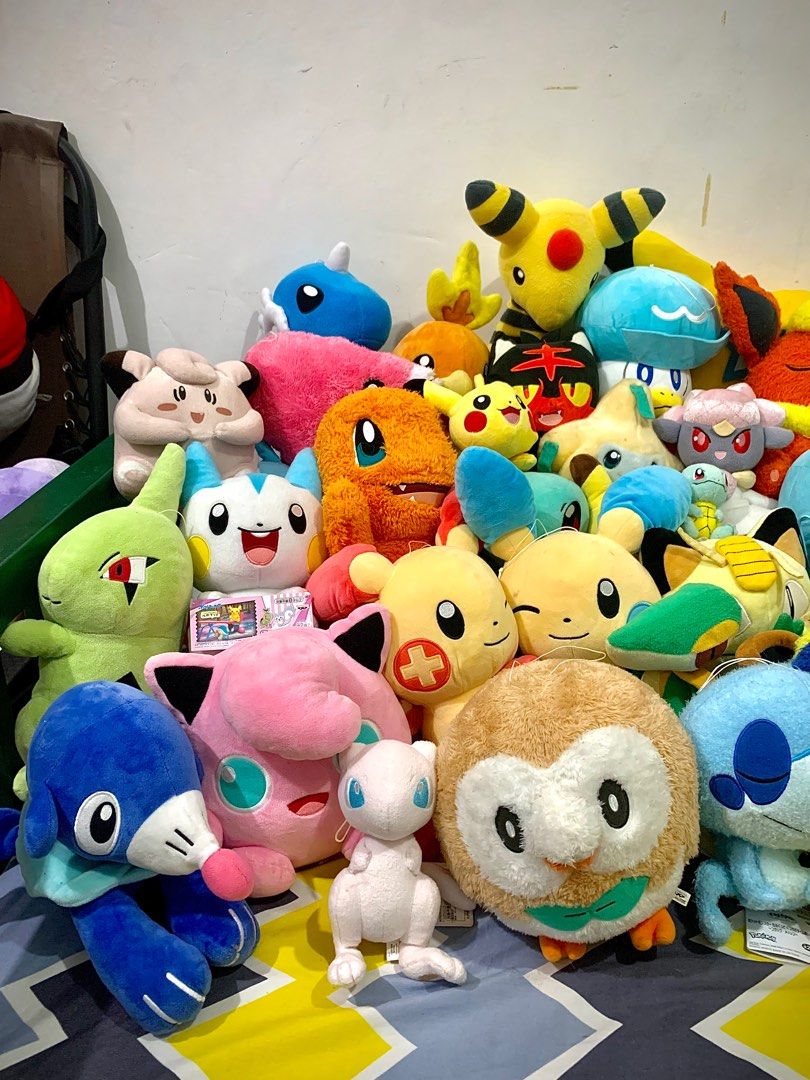 Pokemon Plushies for Sale! (Category: Plushies & Soft Toys) located in Bulacan. Submitted by pablos_corner (Listing ID 1256648659, Image 2). Description: Pokemon Plush 💗✨ Preloved, personal collection pokemon plushies for sale! Price starts at 50! PM FOR MORE INFO. Payment first policy. Bawal sa Maselan. No Refund. MOP - Gcash (Payment First and No COD) MOD - Flash (preferably), Grab Express, Angkas Padala, LBC, Lalamove PM for inquiries, bundle