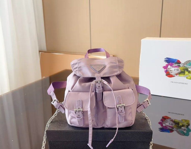 Prada nylon mini bucket bag backpack preorder (Category: Luxury Bags & Wallets) located in Angeles City. Submitted by lux.finds (Listing ID 1256650469, Image 3). Description: .