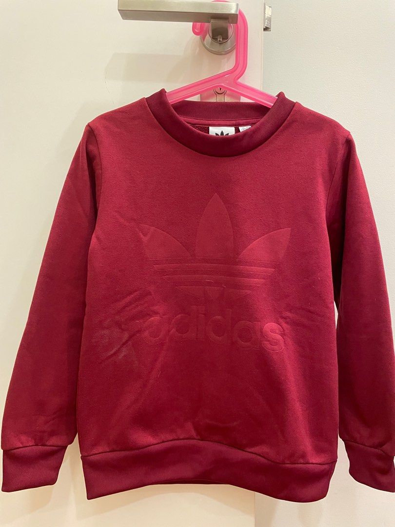 Maroon adidas hotsell kids