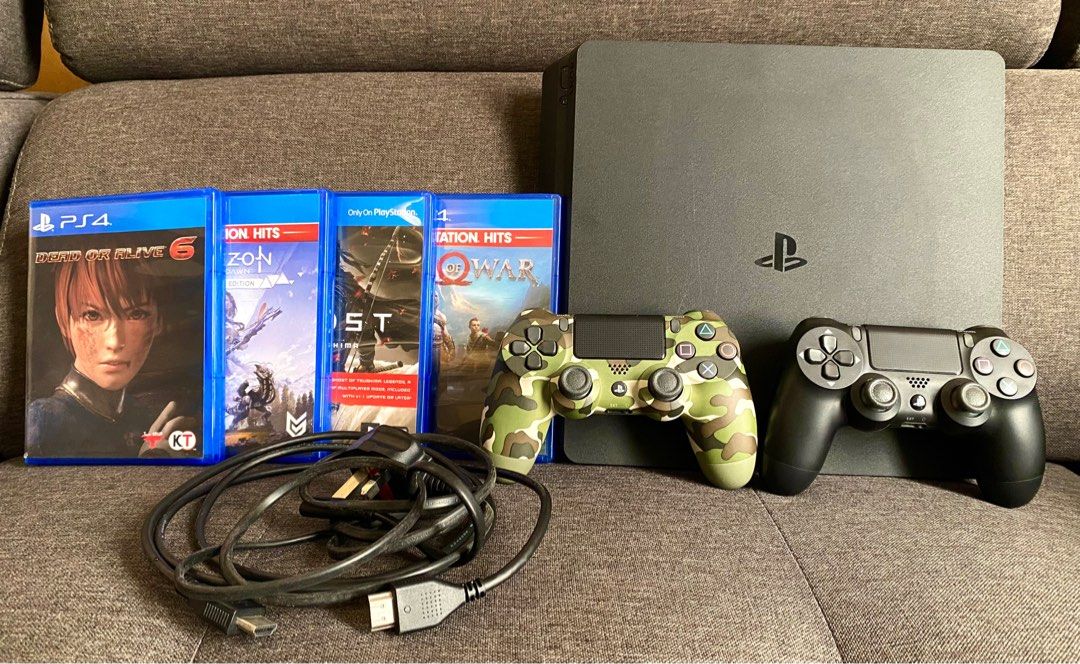 Ps4 slim 1tb two controllers on sale