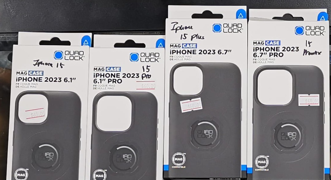 Quad Lock Iphone 15, 15 Plus, 15 Pro, 15 ProMax MAG Case, Mobile