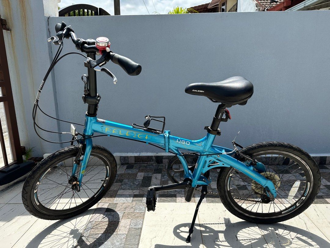 Raleigh Ugo Folding Bike 20 Inch Folding Bike Aluminum Alloy Frame