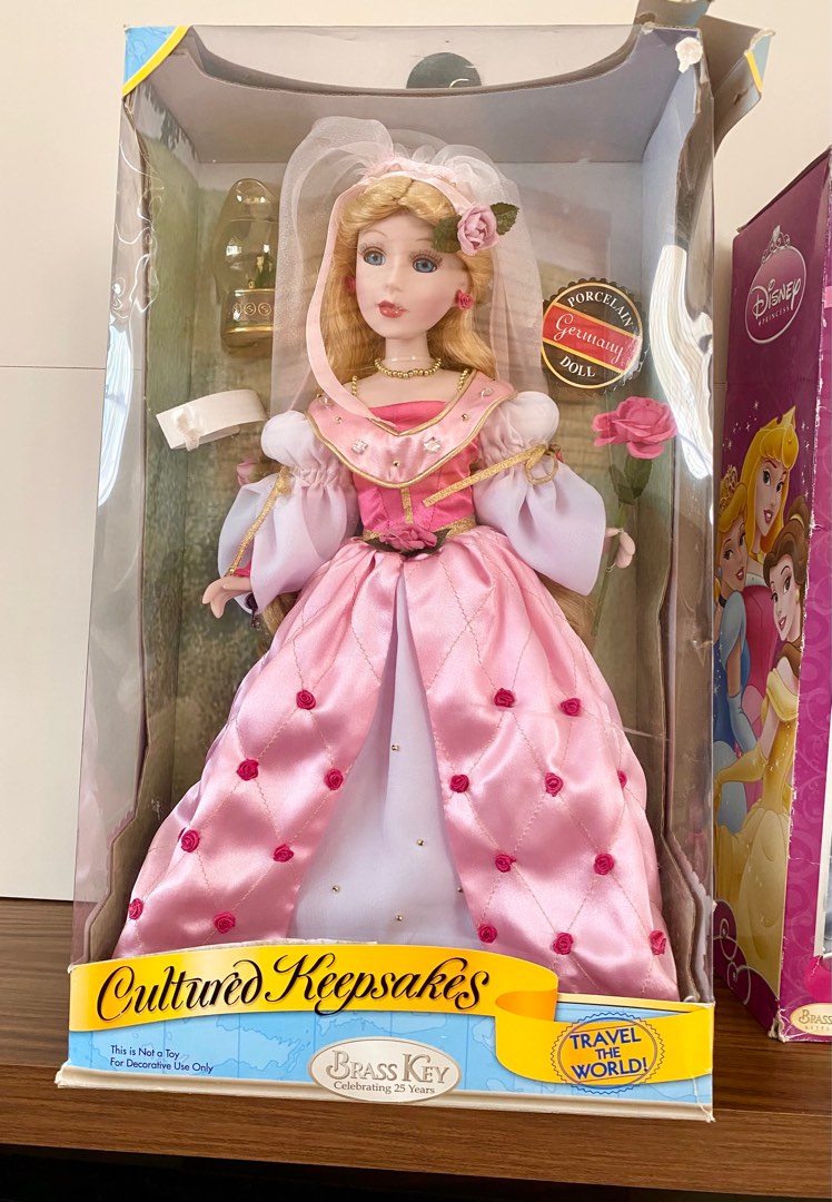 RARE! Brass Key Cultured Keepsakes 25th Anniversary Porcelain Doll