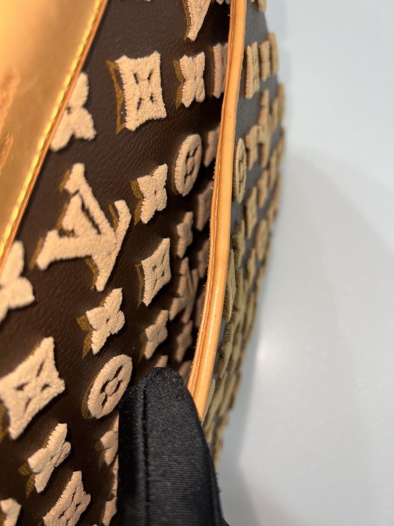 Louis Vuitton Caramel Monogram Coated Canvas Tuffetage Deauville