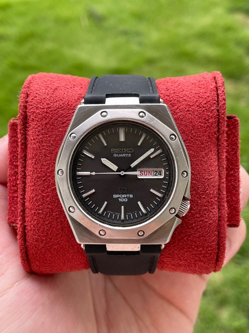 Rare AP Royal Oak Homage Vintage Seiko SQ Sports 100 Men s