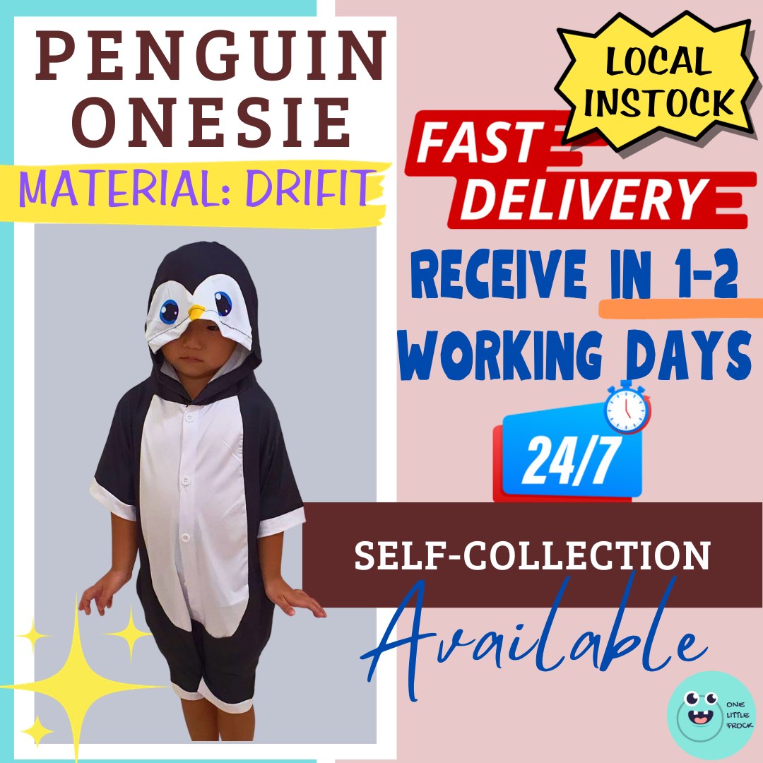 Penguin hotsell onesie kids
