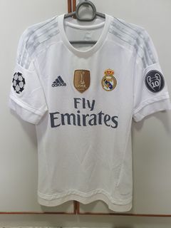 Gareth Bale Adidas #11 Real Madrid Champions Patch Soccer Jersey