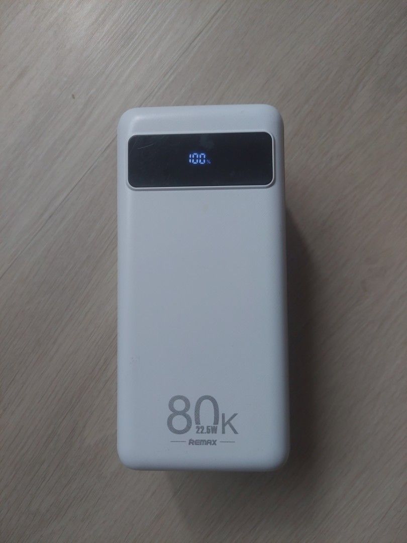 Remax Power Bank 80000mAH, Mobile Phones & Gadgets, Mobile & Gadget ...