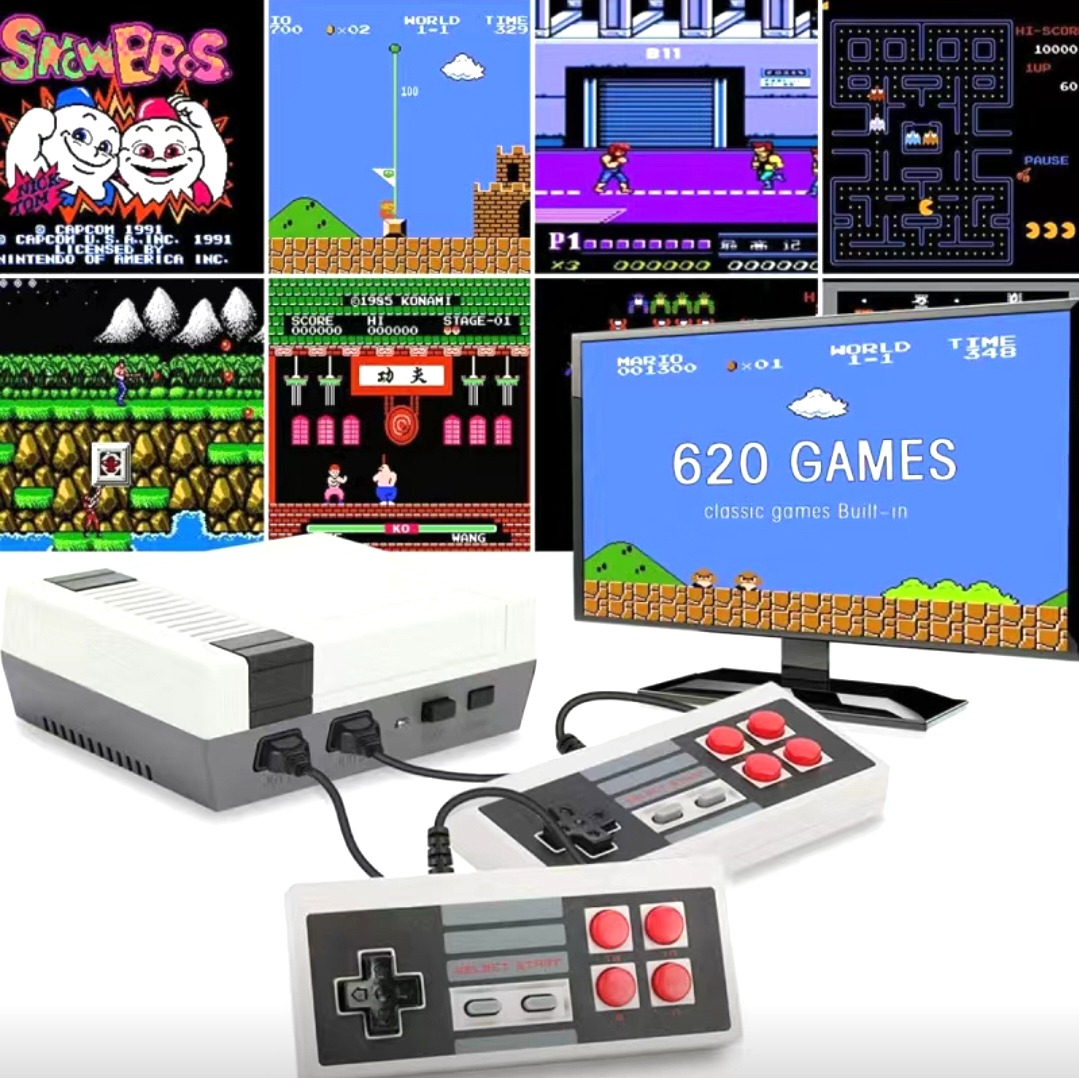 Retro Classic Handhelf Mini TV Handheld Game Console with 620 Builtin
