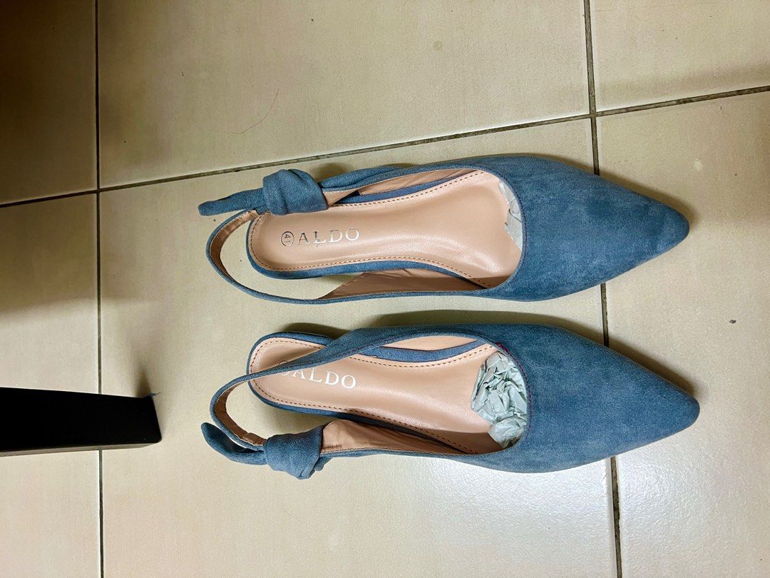 Dusty blue sale flat shoes