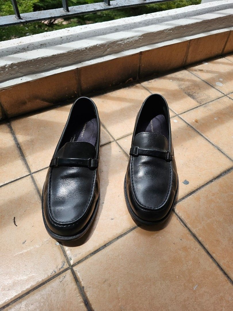 Rockport online black loafers