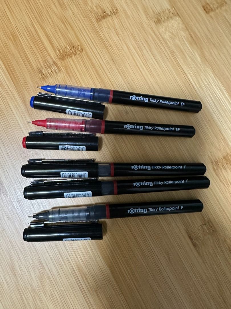 Rotring Tikky Rollerpoint EXTRA FINE FINE (Blue, Red Black