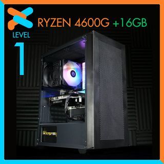 RYZEN 5 FPS GAMING PC 1080P Custom R5 4600G Computer Desktop PC 