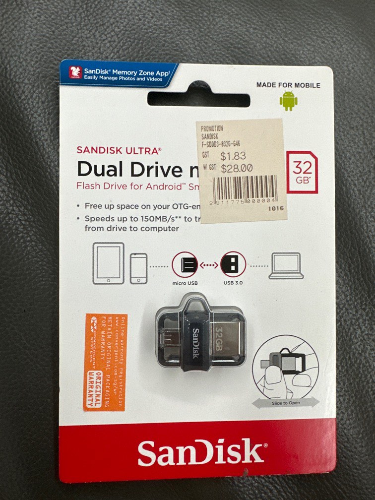 SanDisk Dual Drive, Computers & Tech, Parts & Accessories, Hard Disks ...