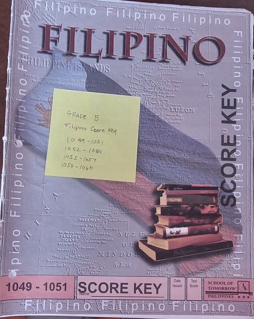 Score Keys for Grade 5 For Sale, Hobbies & Toys, Books & Magazines ...