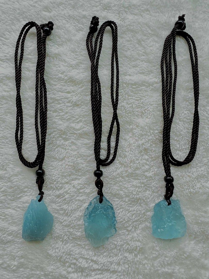 Men's hot sale aquamarine pendant