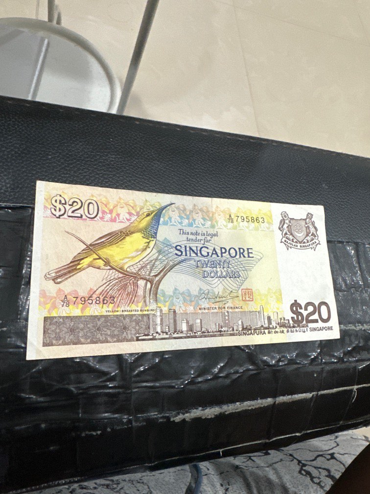 Singapore Old Note 20 Hobbies Toys Memorabilia Collectibles